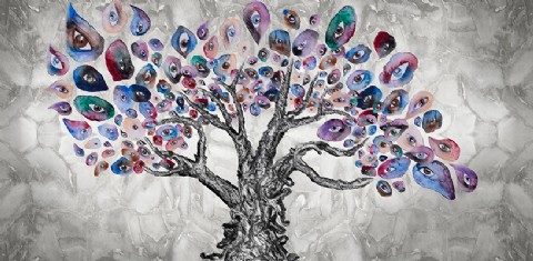 Photo: "The Seeing Tree." Artwork created by Alex Sopp was commissioned by the Prior Performing Arts Center in support of the work of Osvaldo Golijov as the Prior Composer-In-Residence.